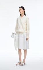Skirt / JNBY Loose Lantern Wool Silk Skirt