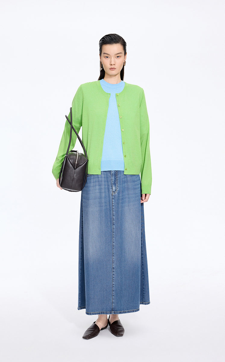 Skirt / JNBY Lyocell A-Line Long Skirt