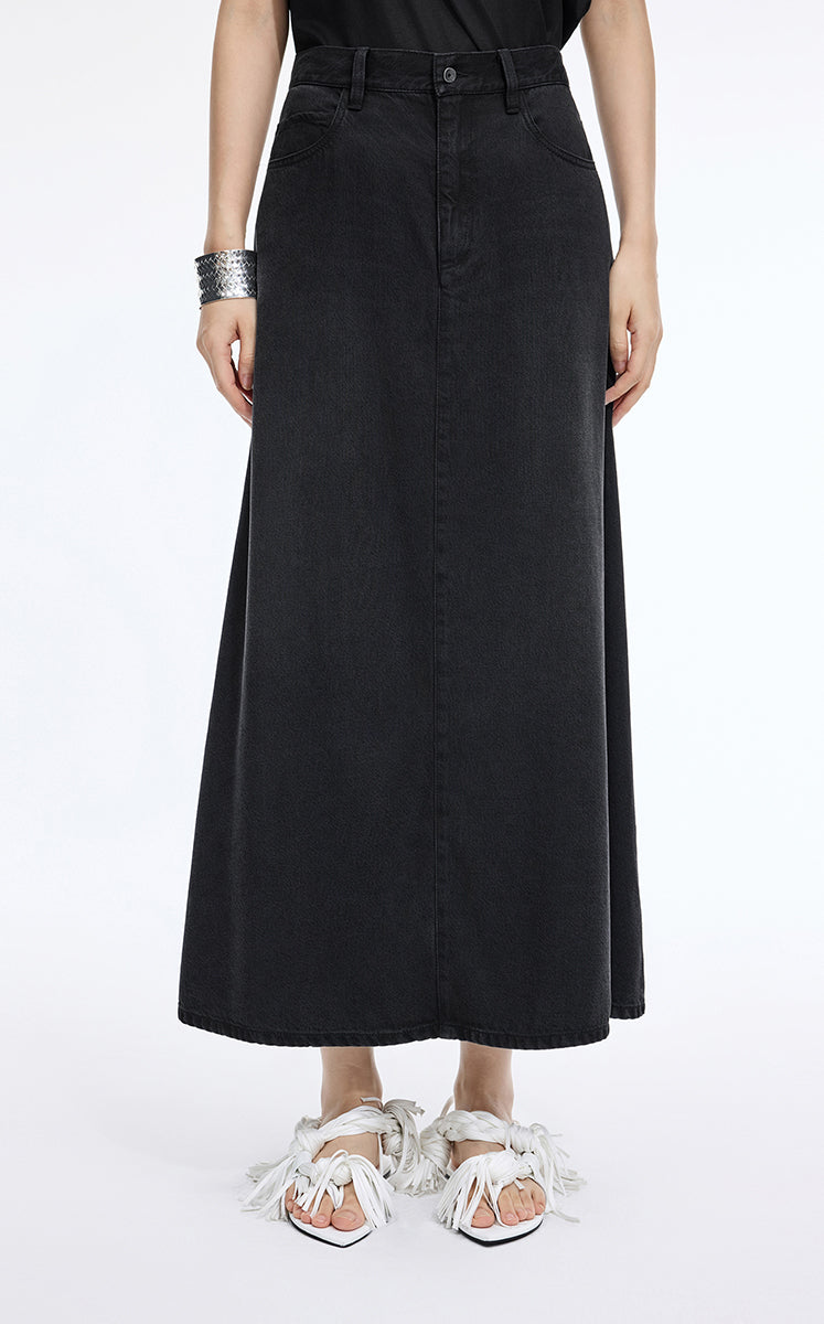 Skirt / JNBY Lyocell A-Line Long Skirt