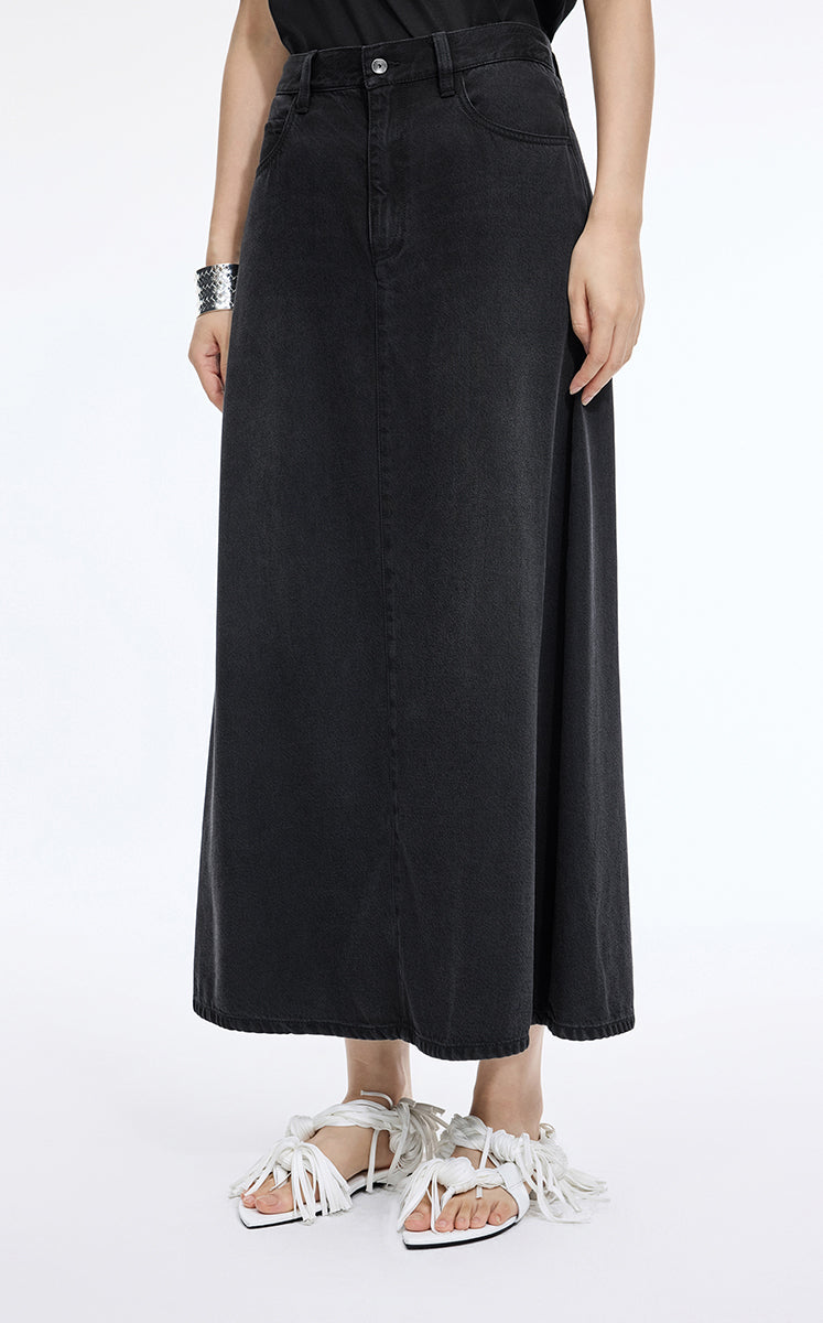 Skirt / JNBY Lyocell A-Line Long Skirt