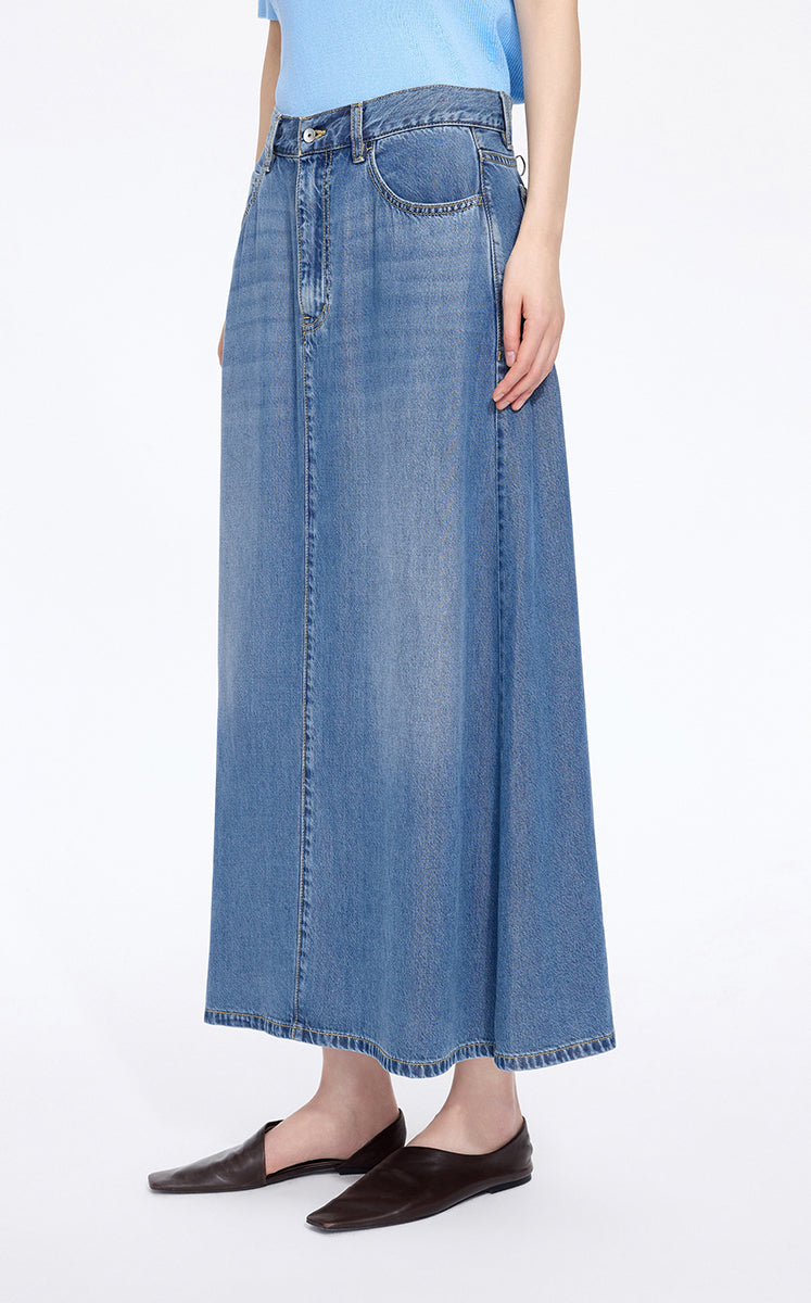 Skirt / JNBY Lyocell A-Line Long Skirt