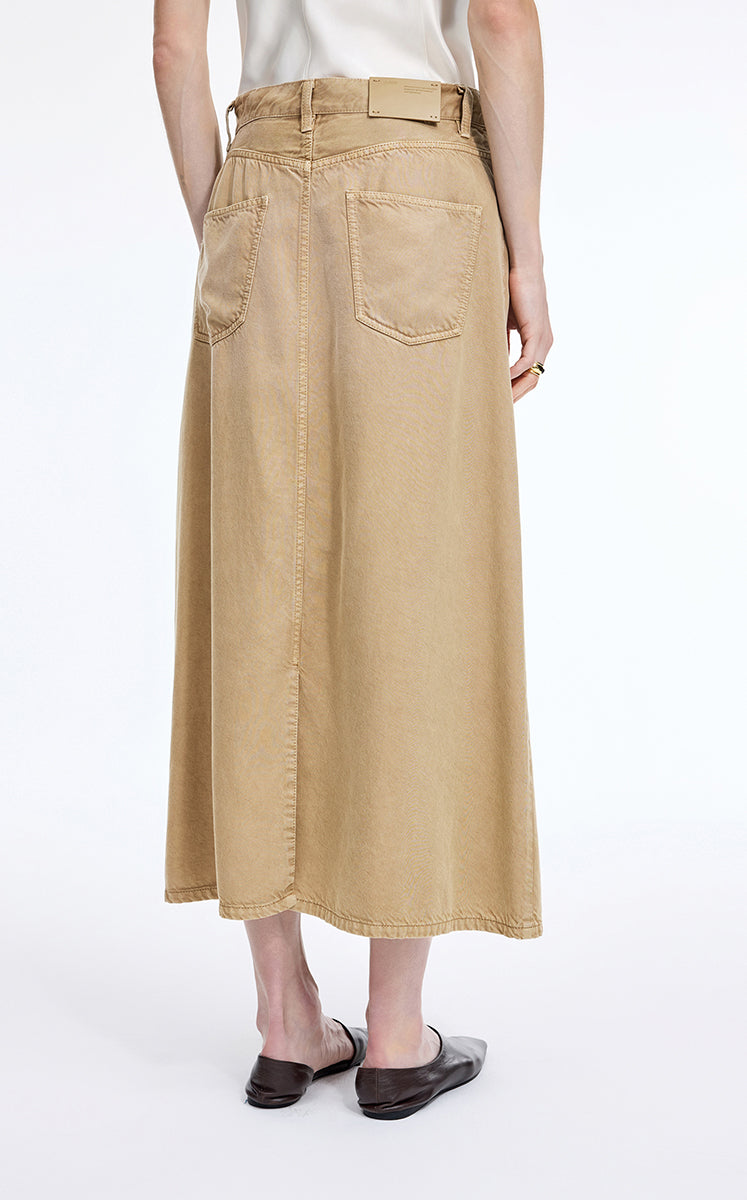 Skirt / JNBY Lyocell A-Line Long Skirt