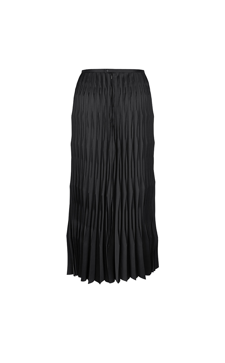 Skirt / JNBY Sculpted Pleated Maxi Skirt