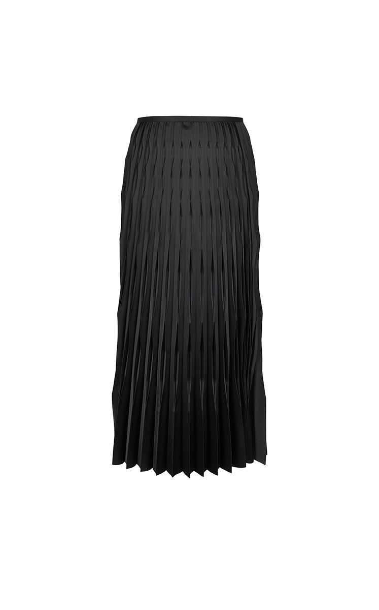 Skirt / JNBY Sculpted Pleated Maxi Skirt