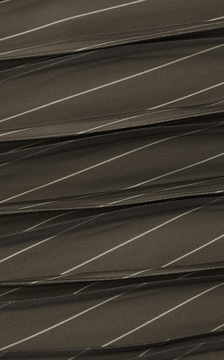 Skirt / JNBY Sculpted Diamond Pleated Maxi Skirt