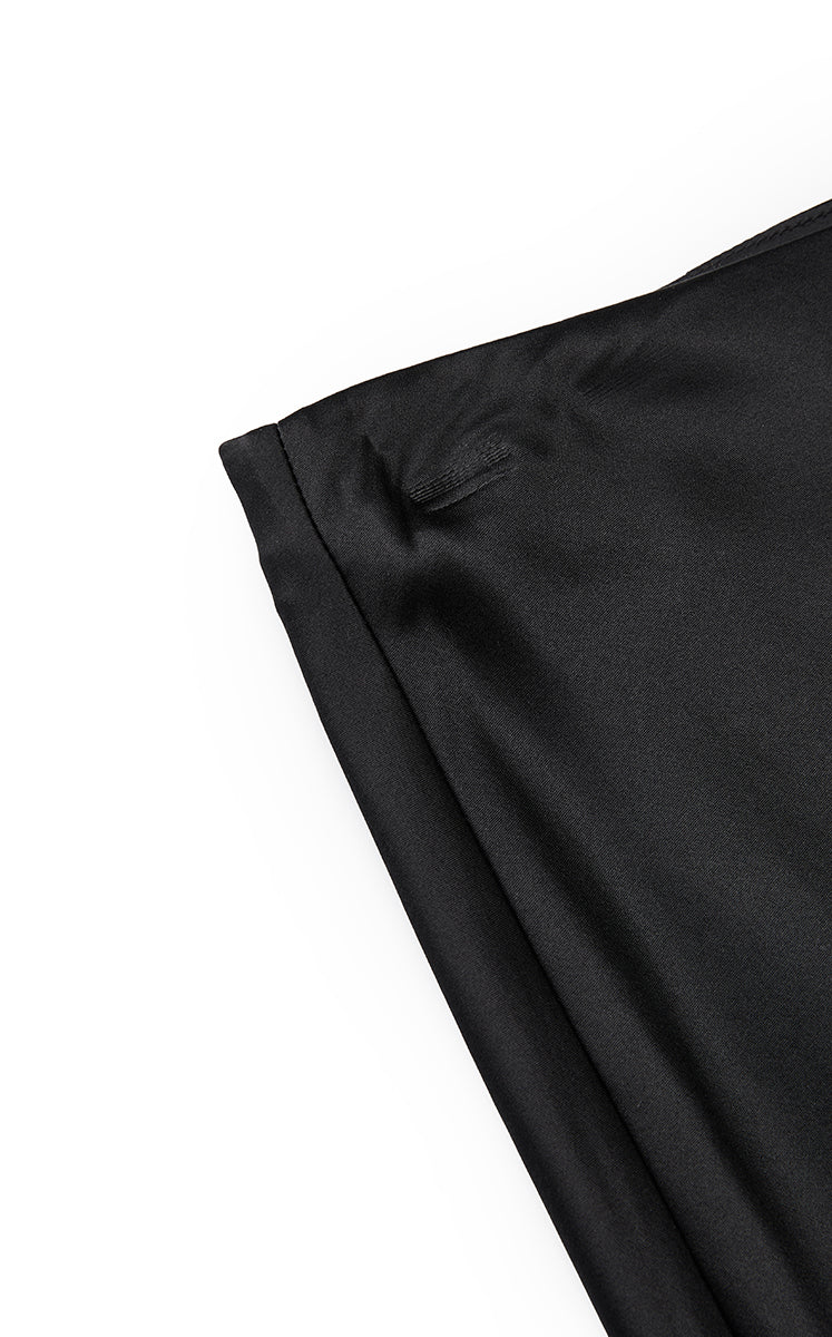 Skirt / JNBY Silk Satin Straight Maxi Skirt