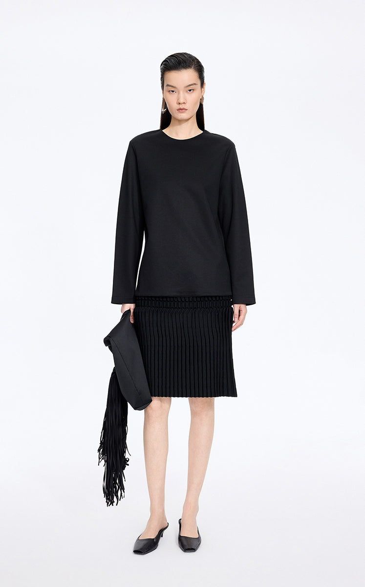 Skirt / JNBY Stretch A-Line Short Skirt