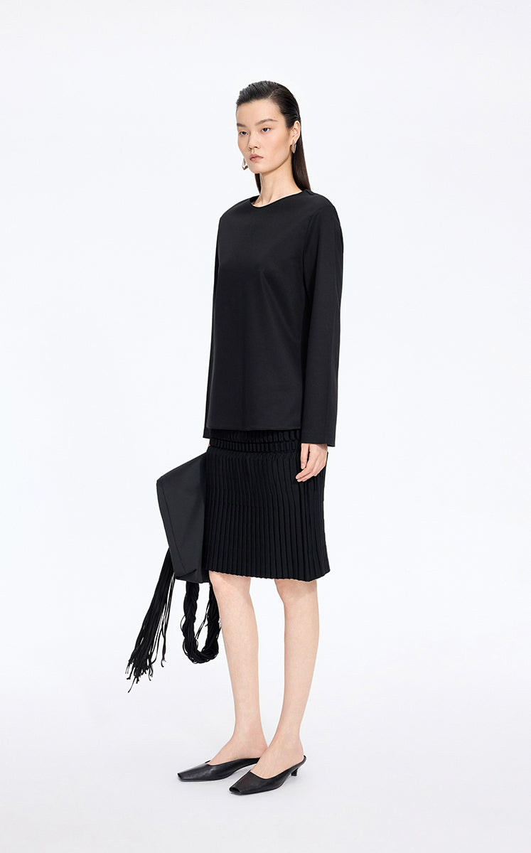 Skirt / JNBY Stretch A-Line Short Skirt