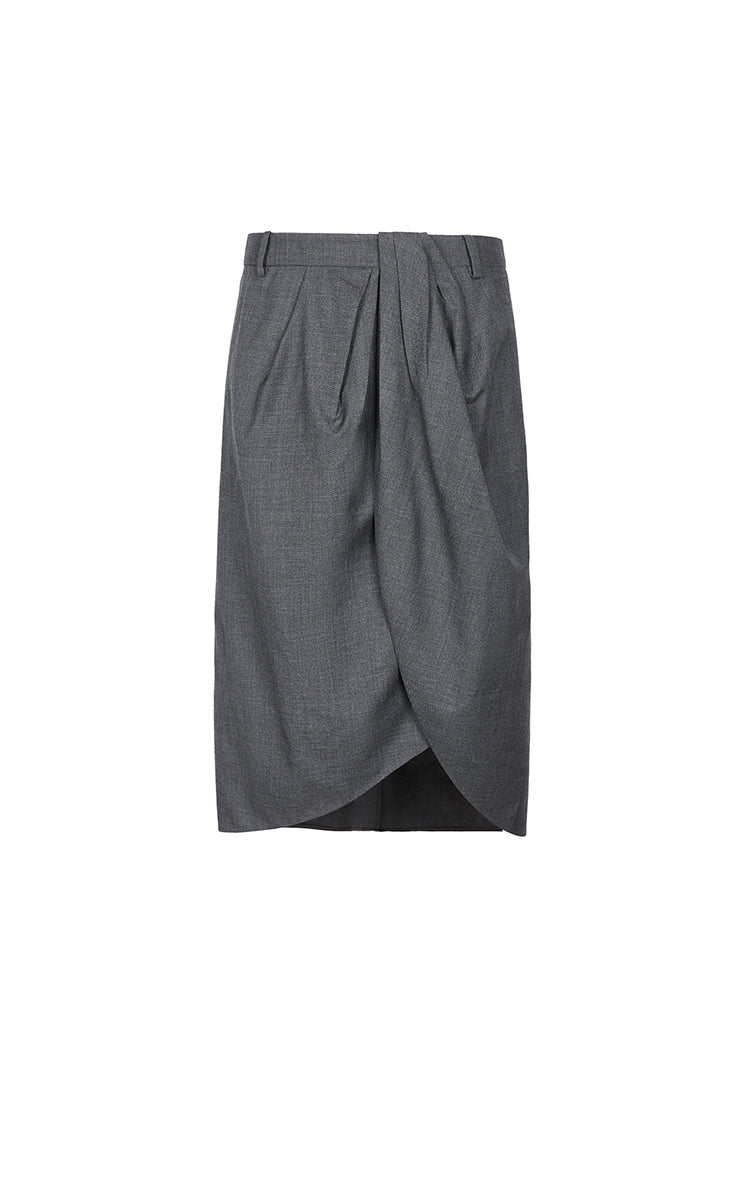 Skirt / JNBY Wool Jacquard Midi Skirt