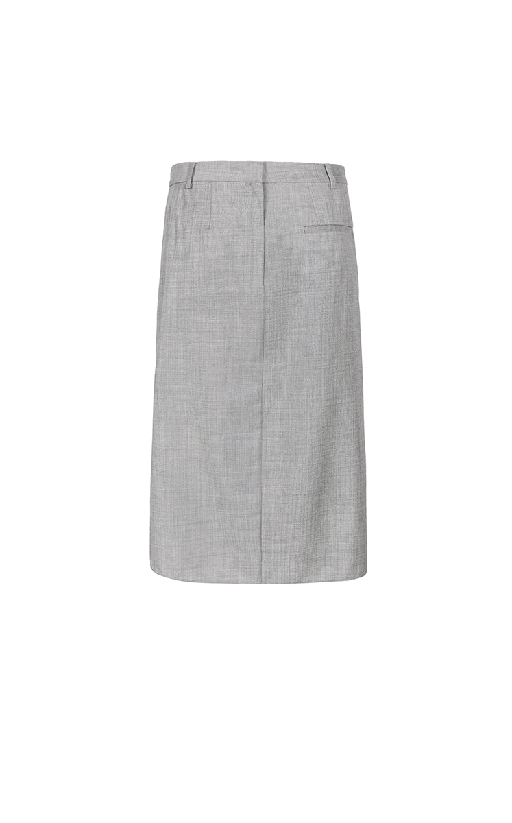 Skirt / JNBY Wool Jacquard Midi Skirt