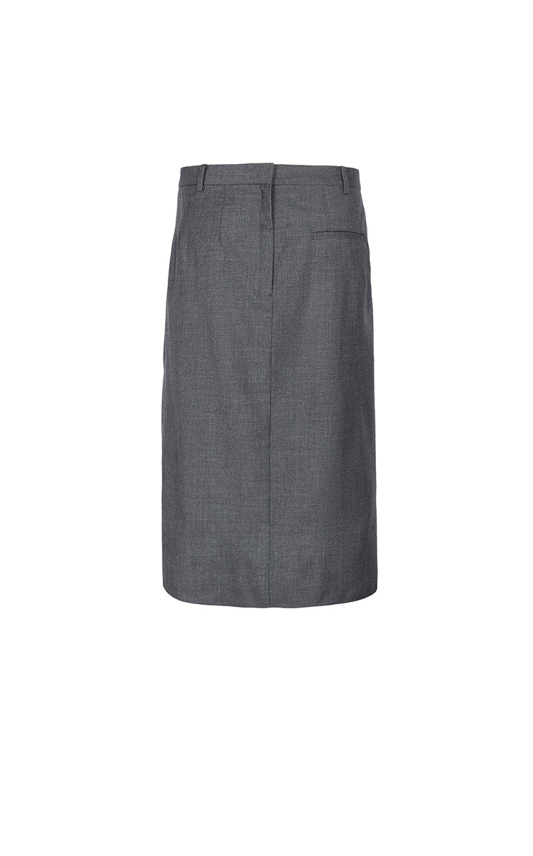 Skirt / JNBY Wool Jacquard Midi Skirt