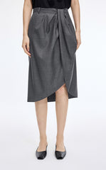 Skirt / JNBY Wool Jacquard Midi Skirt