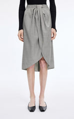 Skirt / JNBY Wool Jacquard Midi Skirt