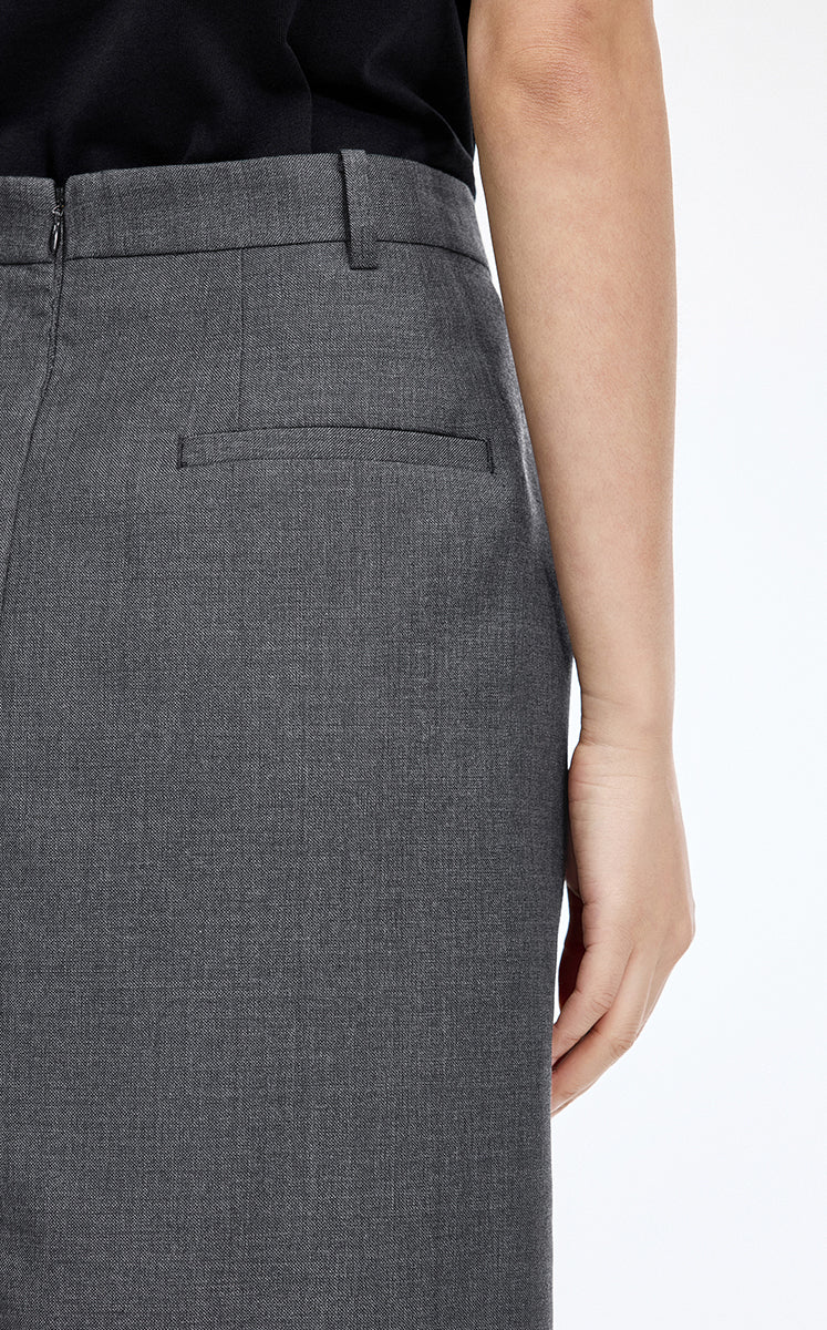 Skirt / JNBY Wool Jacquard Midi Skirt