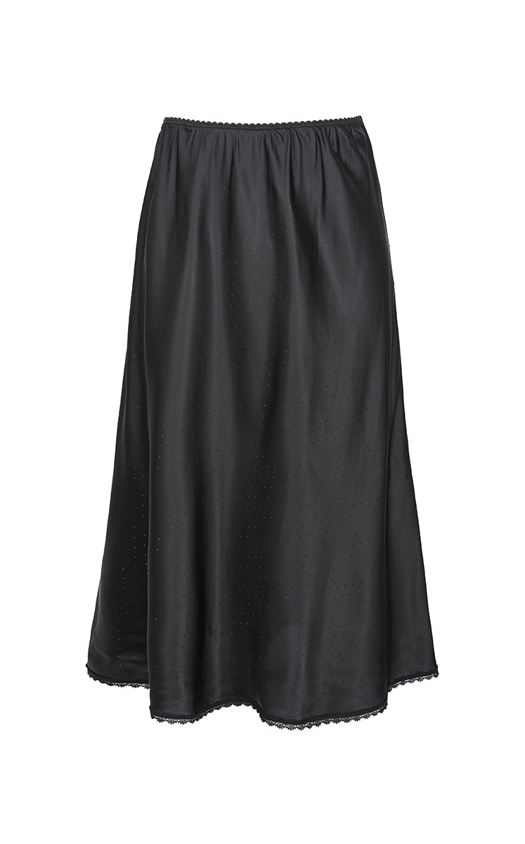 Skirt / JNBY Cupro Jacquard Midi Skirt