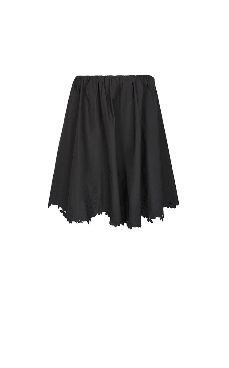 Skirt / JNBY Drawstring Cotton Midi Skirt