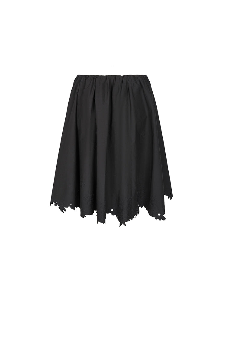 Skirt / JNBY Drawstring Cotton Midi Skirt