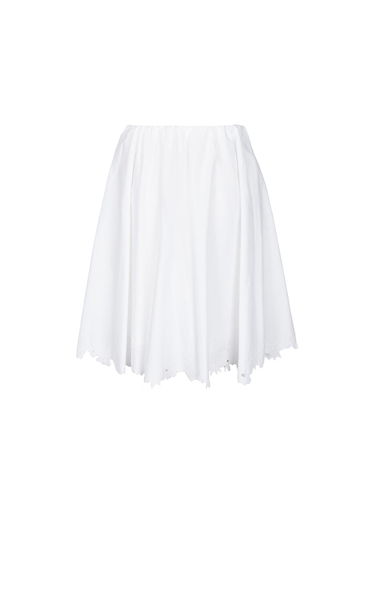 Skirt / JNBY Drawstring Cotton Midi Skirt