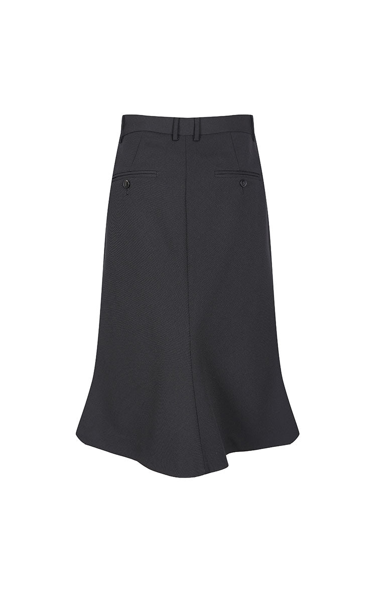 Skirt / JNBY Merino Wool Blend Midi Skirt