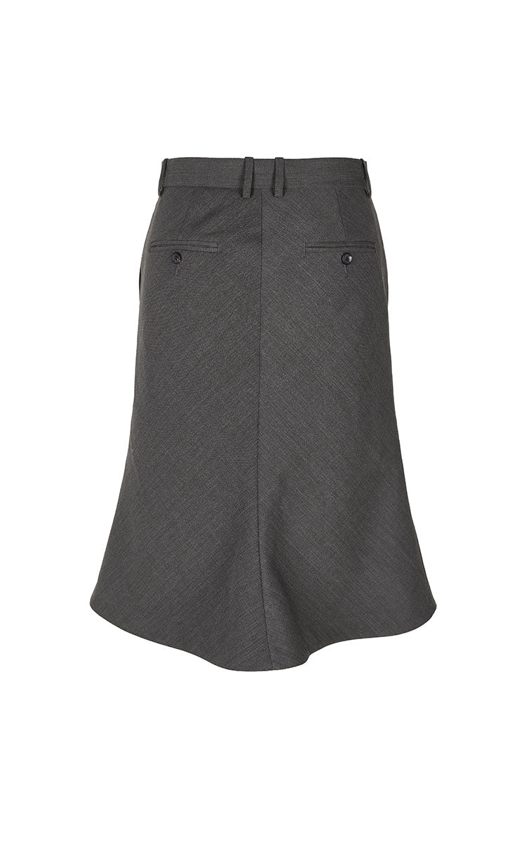 Skirt / JNBY Merino Wool Blend Midi Skirt