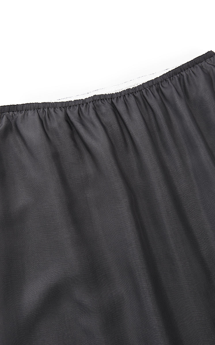 Skirt / JNBY Silk Crepe De Chine Layered  Midi Skirt