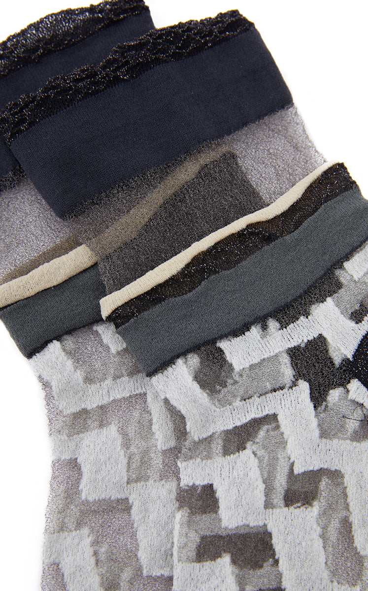 Socks / JNBY Art Stripe Low-Cut Socks