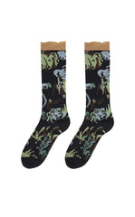 Socks / JNBY Floral High-Crew Socks