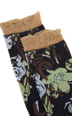 Socks / JNBY Floral High-Crew Socks