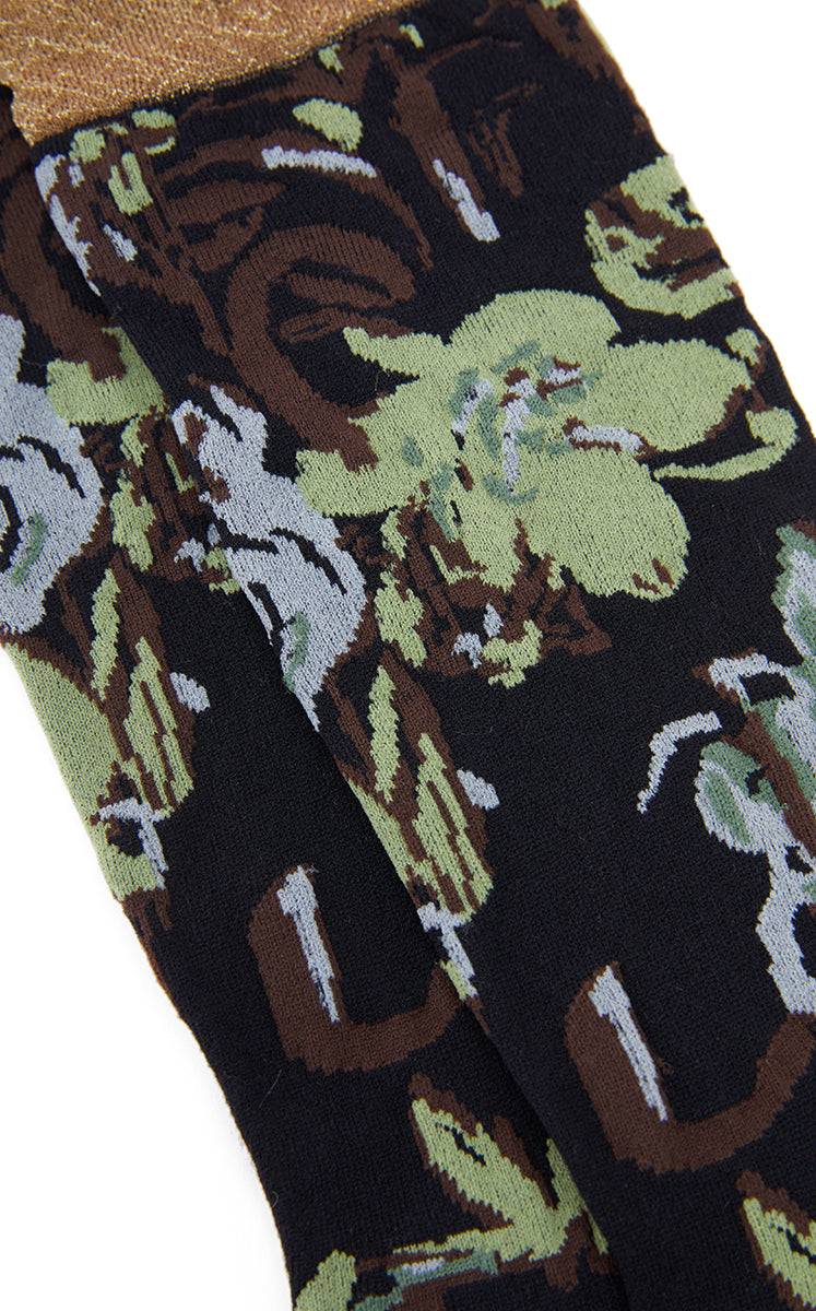 Socks / JNBY Floral High-Crew Socks