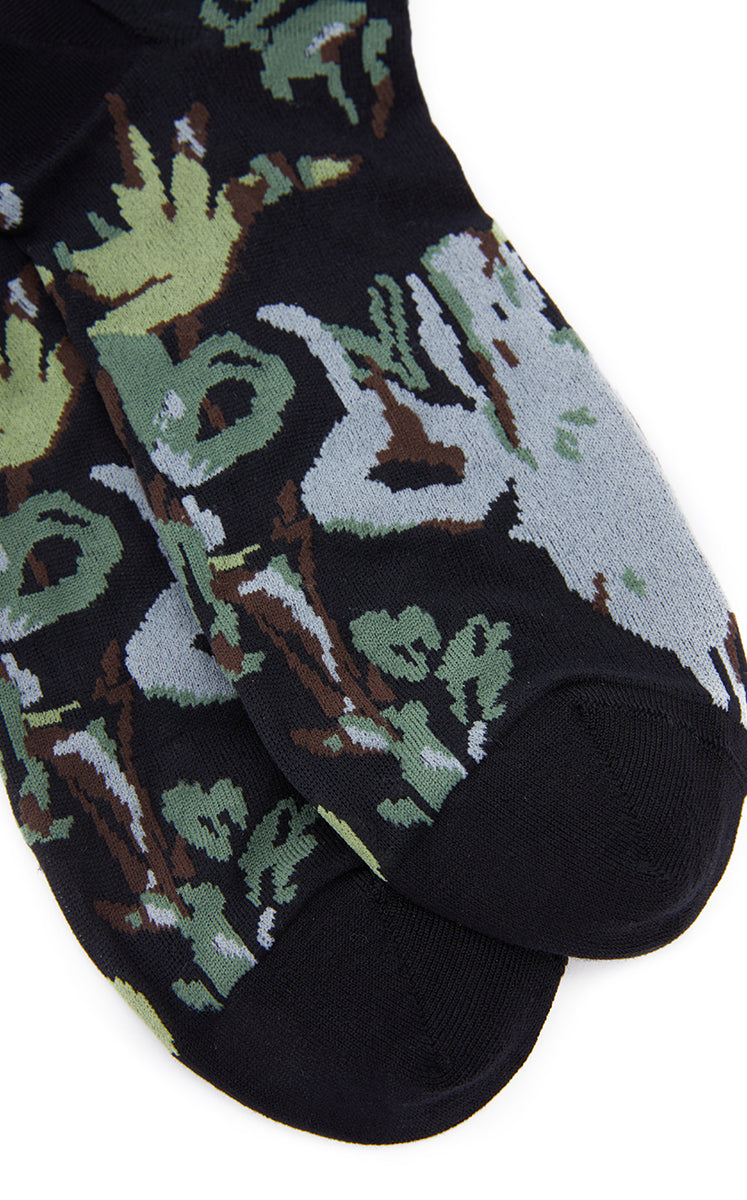 Socks / JNBY Floral High-Crew Socks