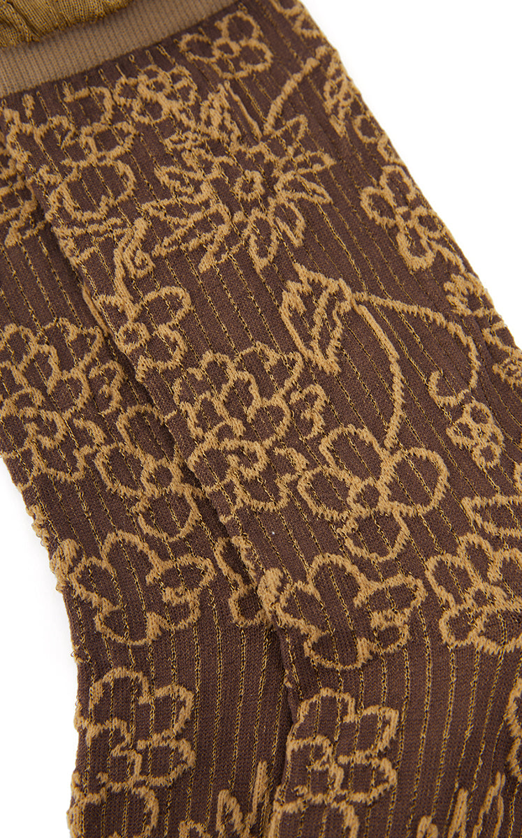 Socks / JNBY Floral Mid-Calf Socks