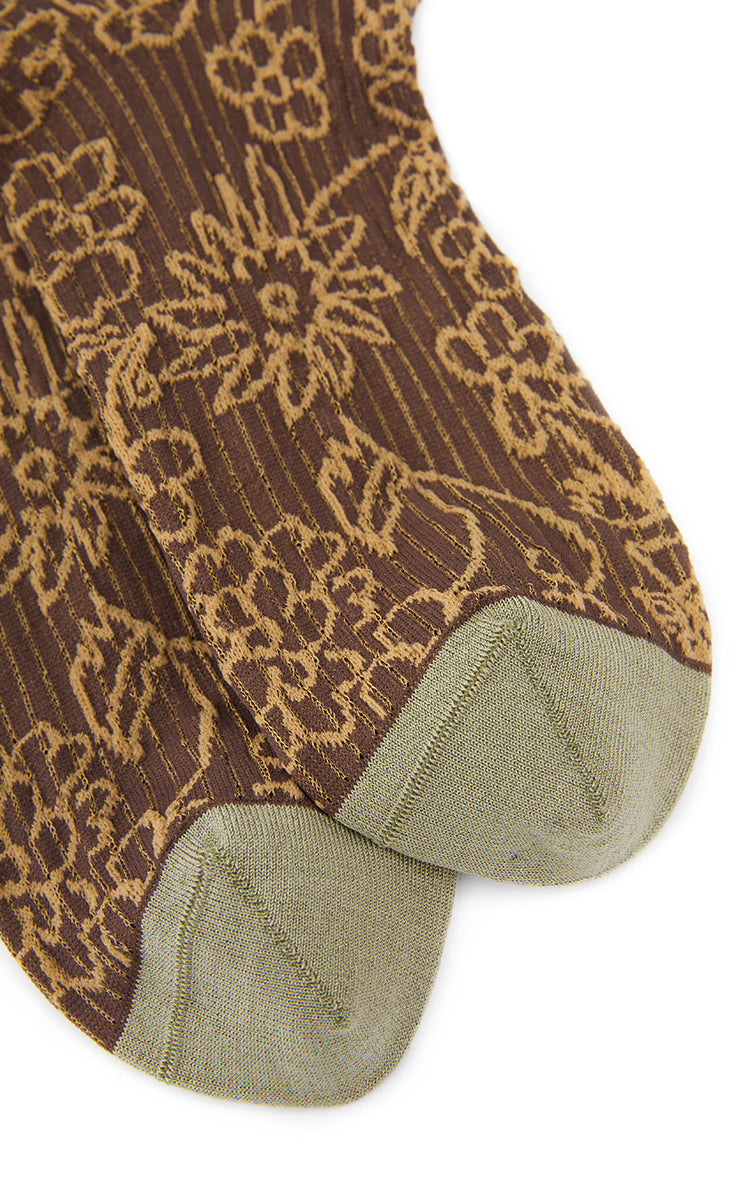 Socks / JNBY Floral Mid-Calf Socks