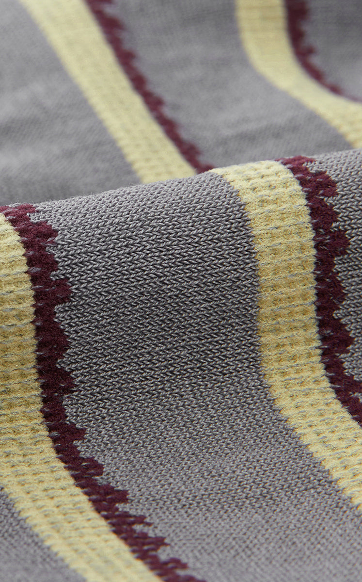 Socks / JNBY Striped Cotton Blend Mid-Crew Socks