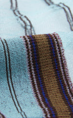 Socks / JNBY Striped Cotton Blend Mid-Crew Socks