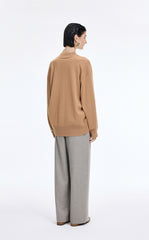 Sweater / JNBY Alpaca Wool Blend V-Neck Pullover