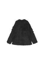 Sweater / JNBY Faux-fur texture Alpaca-Blend Long Cardigan