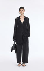 Sweater / JNBY H-Shaped Longline Cotton Cardigan