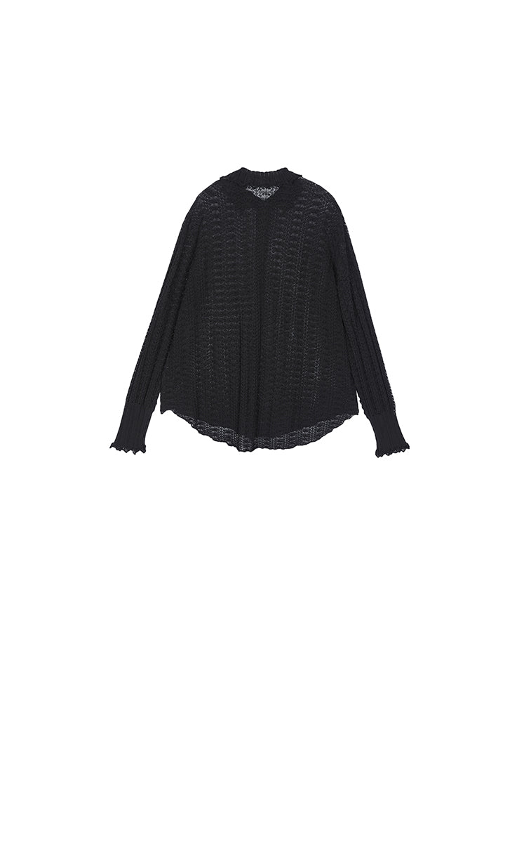 Sweater / JNBY H-Shaped Longline Cotton Cardigan