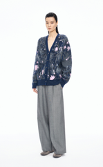 Sweater / JNBY Hand-Painted Kew Garden Long Cardigan