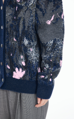 Sweater / JNBY Hand-Painted Kew Garden Long Cardigan