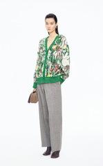 Sweater / JNBY Hand-Painted Kew Garden Long Cardigan