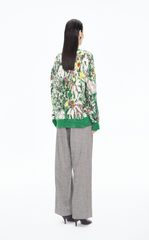 Sweater / JNBY Hand-Painted Kew Garden Long Cardigan