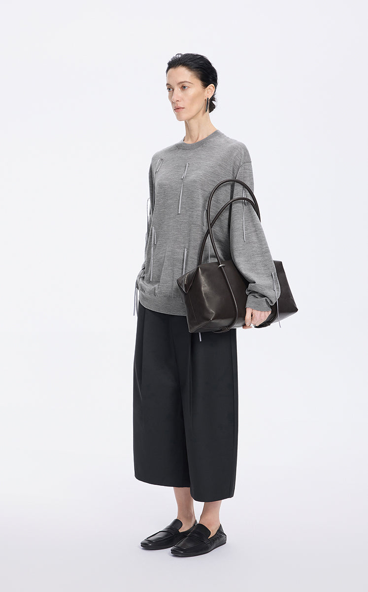 Sweater / JNBY Merino Wool Oversized T-Knit Sweater