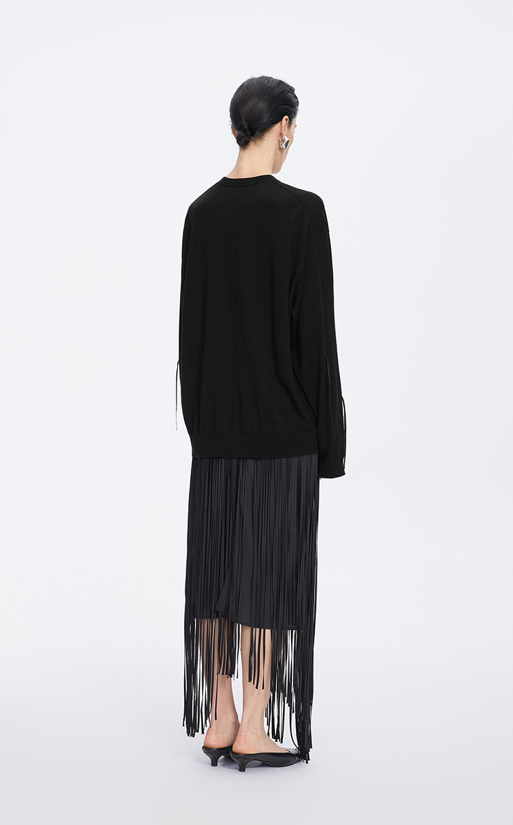 Sweater / JNBY Merino Wool Oversized T-Knit Sweater