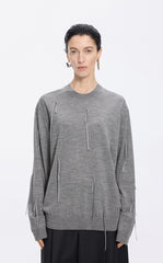 Sweater / JNBY Merino Wool Oversized T-Knit Sweater