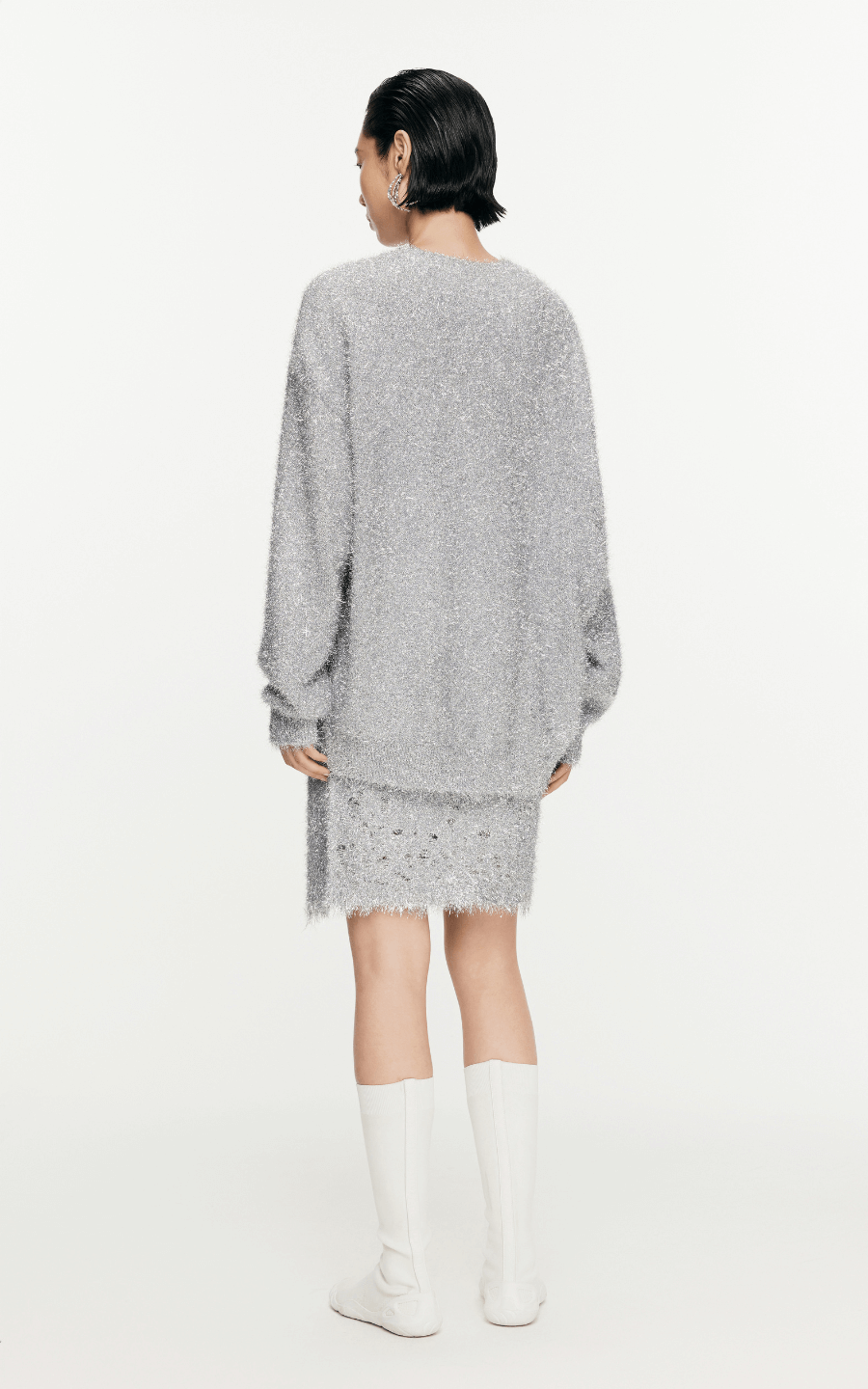 Sweater / JNBY Metallic Effect Crew-Neck Jumper