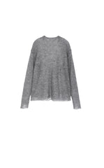 Sweater / JNBY Mohair Oversized Long Sleeve Pullover