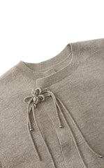 Sweater / JNBY O-Shape Mid-Length Wool Blend Cardigan