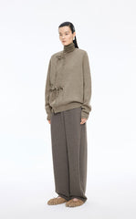 Sweater / JNBY O-Shape Mid-Length Wool Blend Cardigan