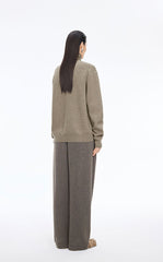 Sweater / JNBY O-Shape Mid-Length Wool Blend Cardigan